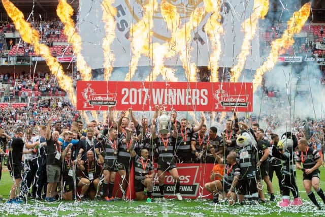 Hull FC defended their Challenge Cup title