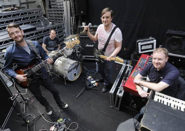 Starsailor rehearsing in Wigan