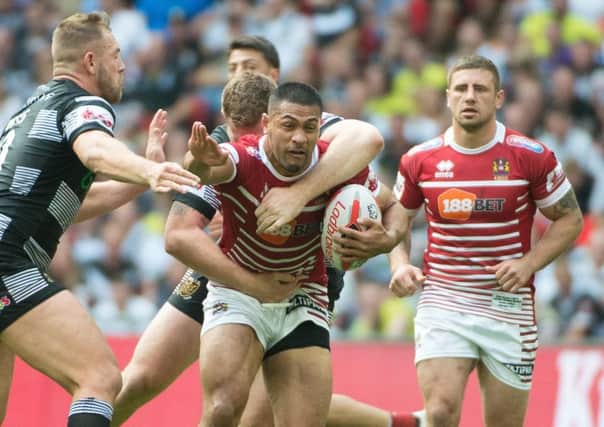 Willie Isa in action at Wembley