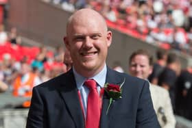 Simon Collinson at Wembley