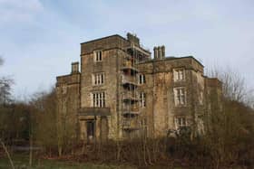 The once magnificent Winstanley Hall