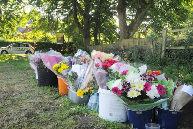 Flowers at Orrell Water Park for Ellen