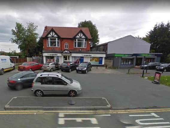 The cash machine at the Co-operative was targeted. Pic: Google Street View