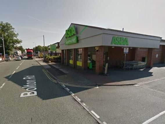 The incident happened at Asda in Atherton