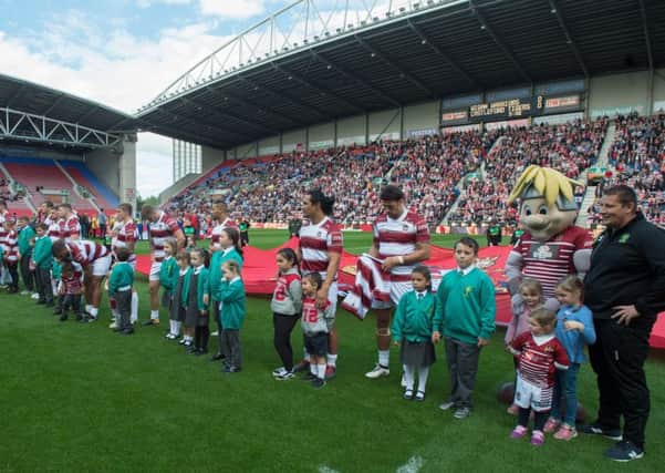 A crowd of 15,706 watched Wigan's last game at the DW this year