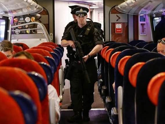 Armed police on trains for the first time ever back in May 2017