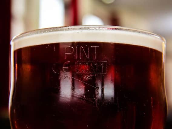 The average price of a pint rose by 6p