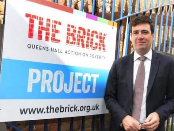 Mayor Andy Burnam at The Brick in June