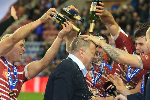 A Champagne moment for Shaun Wane