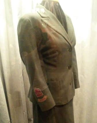 The authentic 1940s Women's Voluntary Service uniform found in Wigan Little Theatre storage