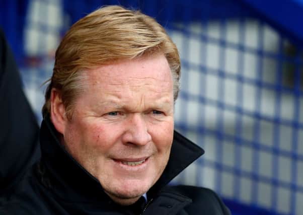 Everton manager Ronald Koeman