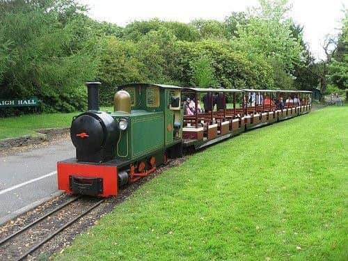 The train at Haigh Woodland Park