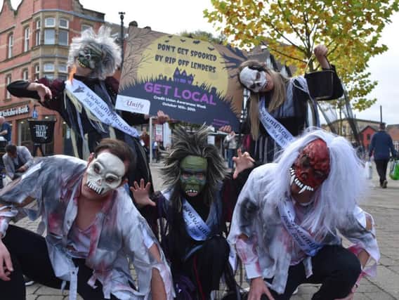 Zombies invade Wigan town centre