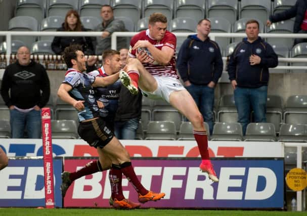 Joe Burgess rescued a point for Wigan in May