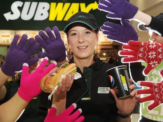 Hand in a pair of gloves and get money off your takeaway today