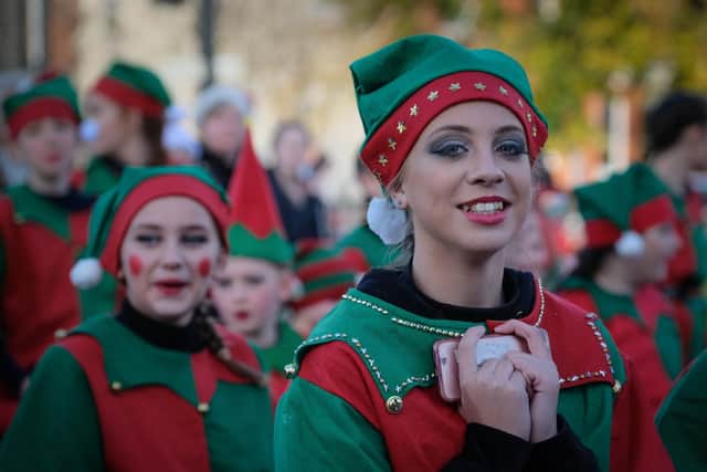 Santa's elves at the parade