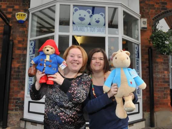 Rosie Pilling and Rachel Fairhurst, owners of Rachel's Toy Shop
