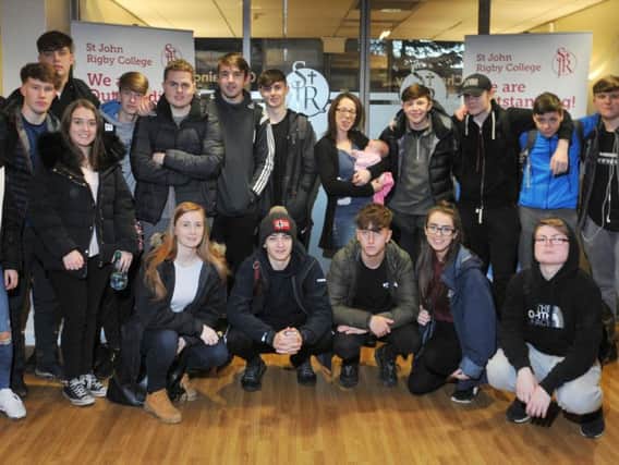 Students at St John Rigby College