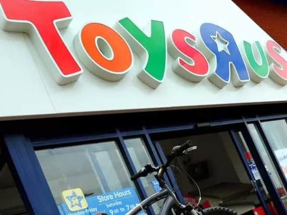 Toys R Us
Read more at: https://www.lep.co.uk/news/business/toys-r-us-puts-800-jobs-at-risk-amid-plans-to-close-26-stores-1-8891387