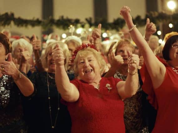 The Silver Choir in the advert