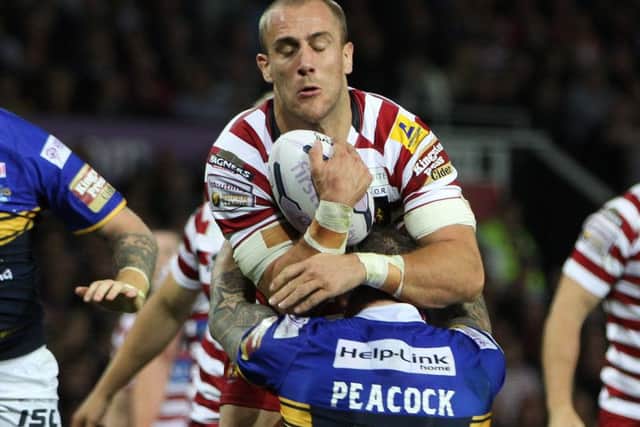 Lee Mossop in action in the 2015 Grand Final