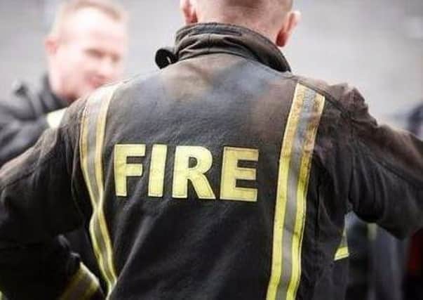 Firefighters tackled a blaze in the Chapel Street area of Leigh