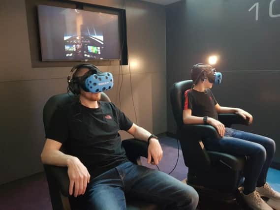 Trying out the Space Flight at the IMAX VR Experience