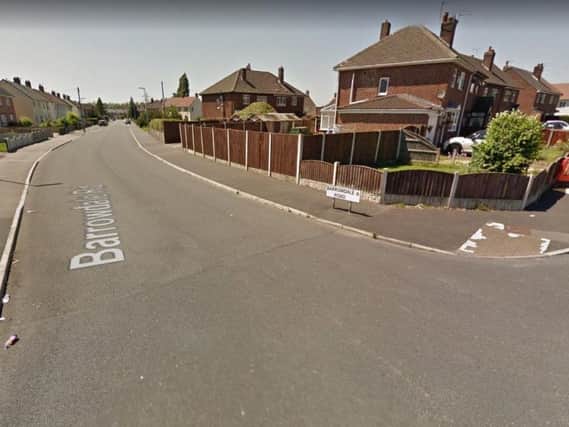 The woman was crossing Barrowdale Road. Pic: Google Street View