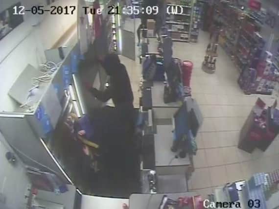 The robbers in the shop