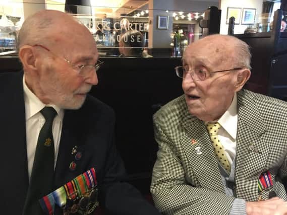 Veterans Jack Gordon and Thomas Boardman