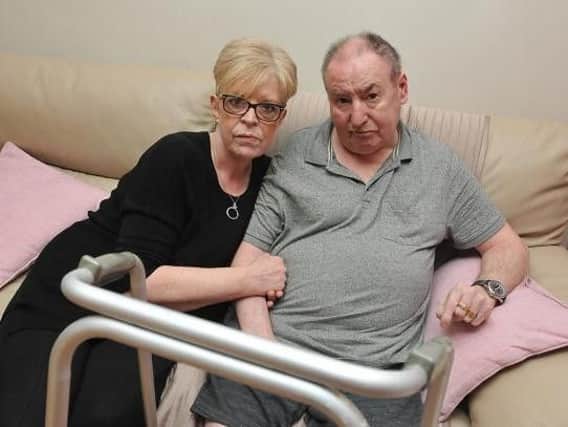 Vivien Morris, with her partner John Walker, have been in the flat since before Christmas