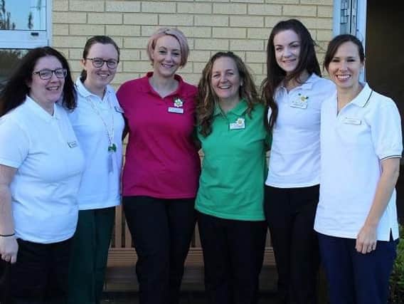 Staff at the Oak Centre, the revamped day service at Wigan and Leigh Hospice