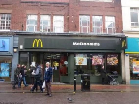 The McDonald's in Leigh