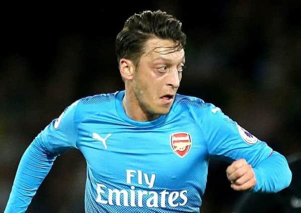 Arsenal midfielder Mesut Ozil