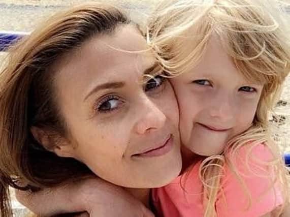 Kym Marsh with her daughter Polly