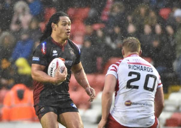 Taulima Tautai in action at Leigh last Sunday