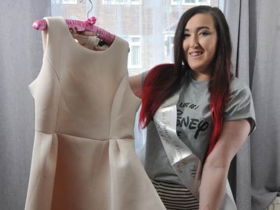 Sinead Lorimer, 20, suffered from a serious illness during her school years and wants to help make sure youngsters in a similar position enjoy their prom