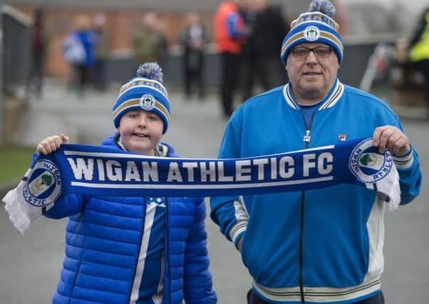 Wigan Athletic fans