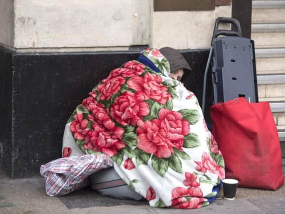 The number of people sleeping rough in Wigan has risen six-fold