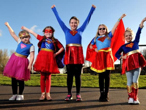 Youngsters were transformed into superheroes