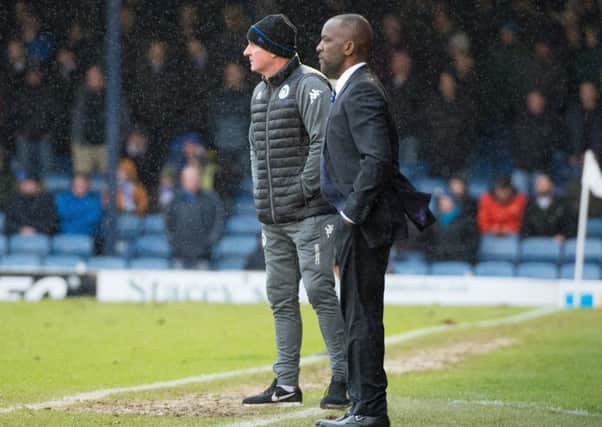 Chris Powell, right, with Paul Cook