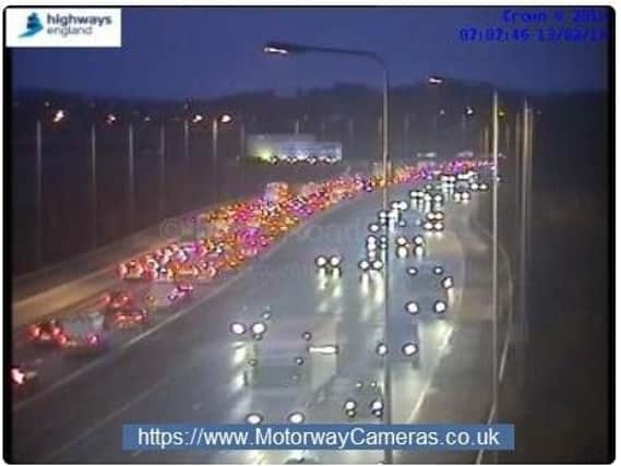 Drivers are suffering long delays