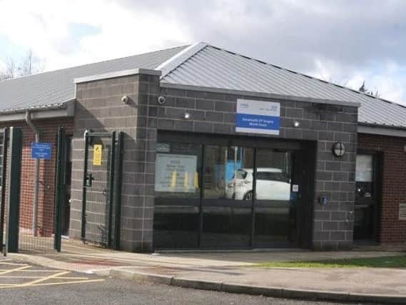 The health centre which is repeatedly under attack by teenage gangs