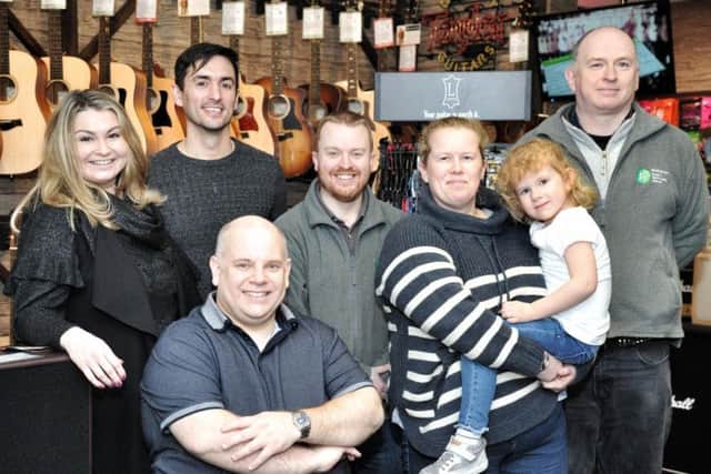 Nina Lenaghan, Just Matt, David Bamford, Craig Barlow, Abigail Barlow, Nicola Barlow and Steve Mulvaney