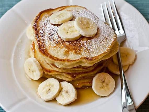Bananas can be a healthy addition to your pancakes