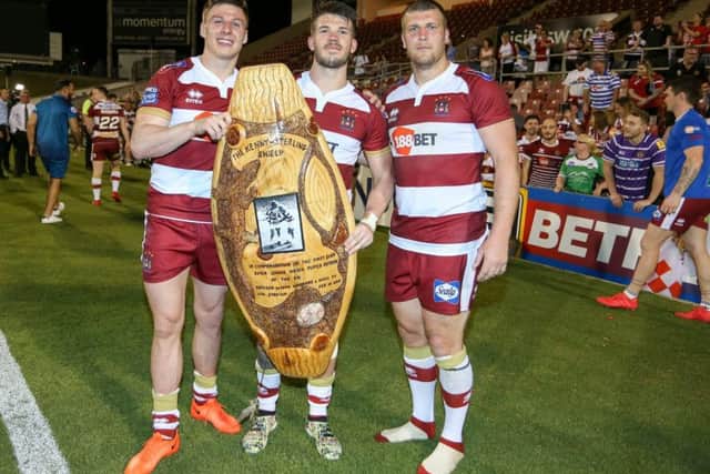 Wigan won the Kenny-Sterling shield