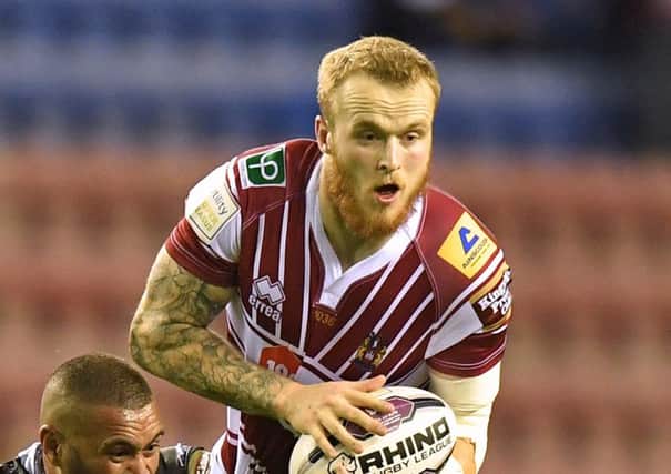 Dom Crosby in action for Wigan