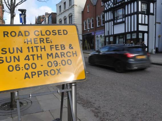 More planned road closures for next month