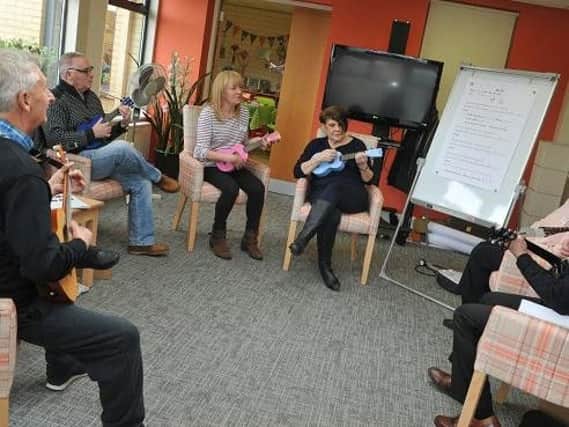 A session in progess at The Oak Centre