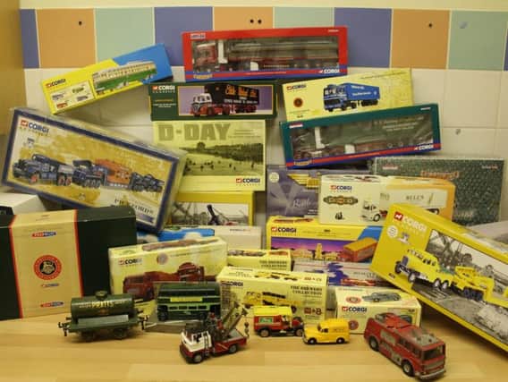 Just some of Malcolm Oxley's model car collection